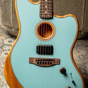 Fender Acoustasonic Player Jazzmaster-Ice Blue w/Rosewood FB (신품) 펜더 어쿠스타소닉 플레이어 재즈마스터 -MXA2302204