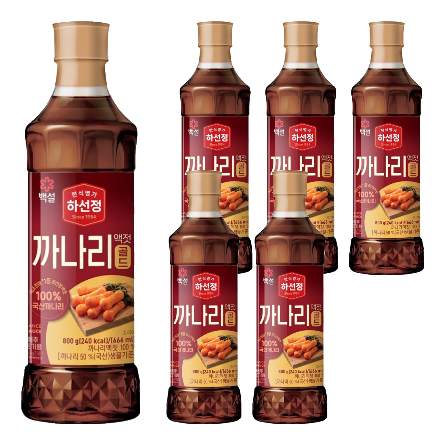 하선정 까나리액젓 골드 성분 분석