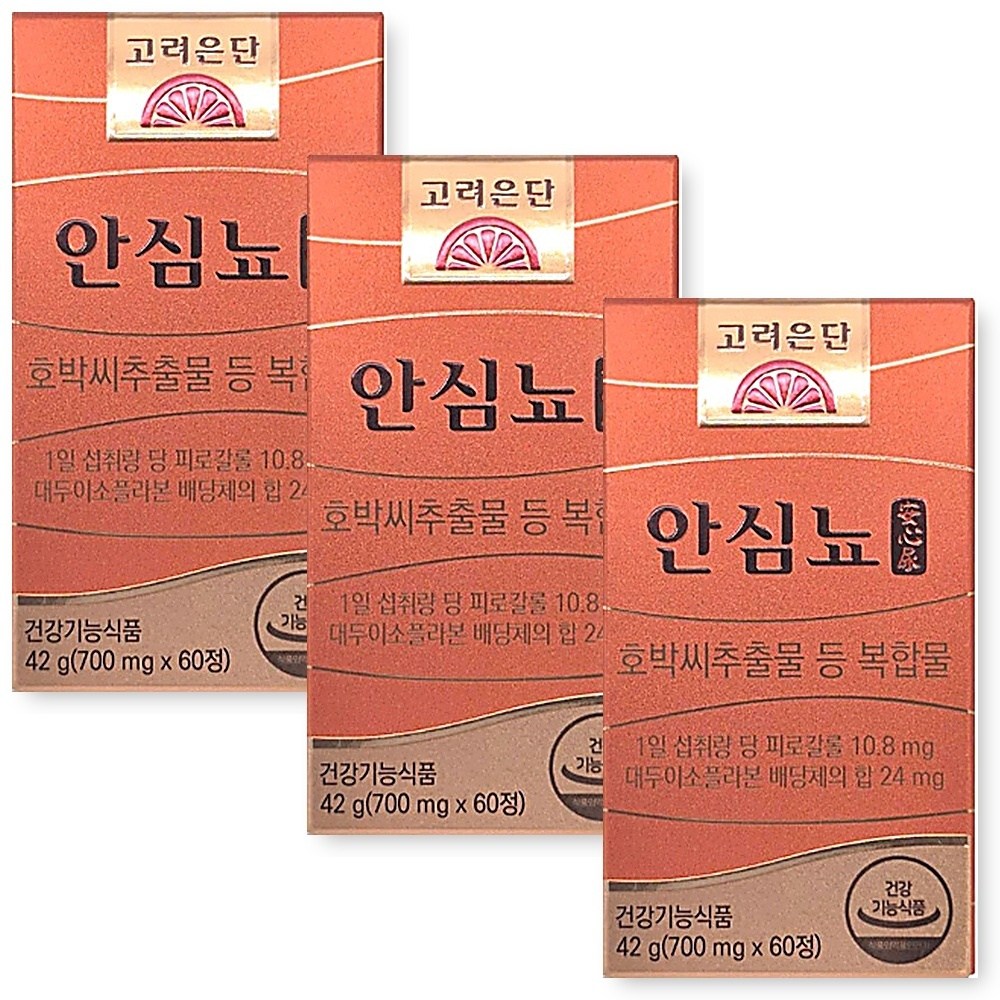 <b>고려은단</b> 안심뇨 <b>화장실</b> 배뇨 방광 건강 관리 3박스