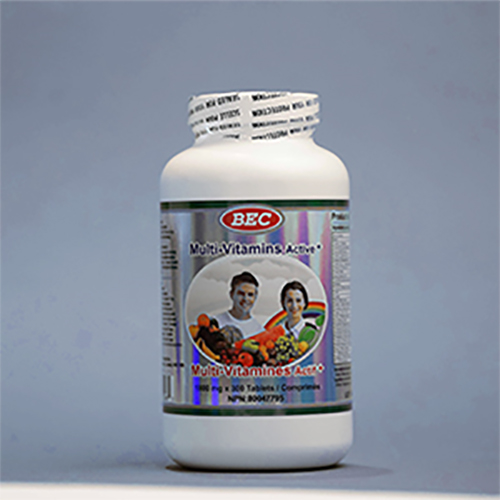 BEC 건강유지 멀티비타민 액티브 플러스 300캡슐  300정  1개