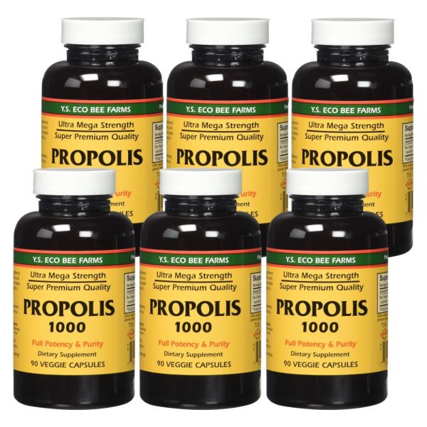 <b>YS 에코비팜스</b> 프로폴리스 1000mg 90캡슐 6개