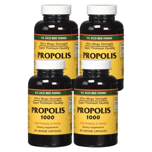 <b>YS 에코비팜스</b> 프로폴리스 1000mg 90캡슐 4개