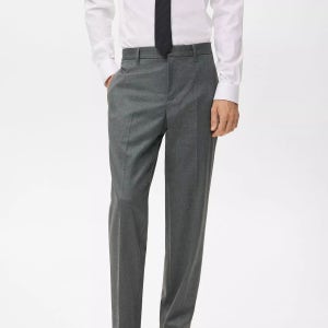 망고 도버 스트레이트 레그 테일러드 바지 그레이 Dover Straight Leg Tailored Trousers, Grey 114490223 148926446