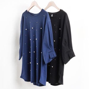 [하프클럽] 빅사이즈비즈셔링티 1961L507 펄진주슬라브티 MN