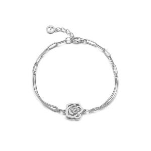 [롯데백화점] 미니골드 [아델라] 18k 메리엘 로즈 팔찌 (화이트골드) BGRS400W-18k_MA LE1214191801