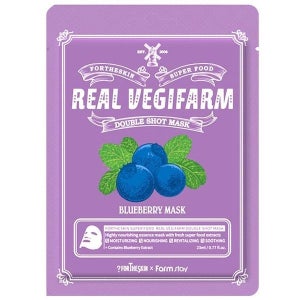 [하프클럽]촉촉하게 차오르는 수분 듀얼 블루베리 마스크팩 10매
