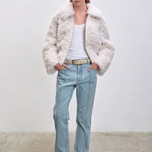해브레스 NUE FAUX SHEARLING JACKET