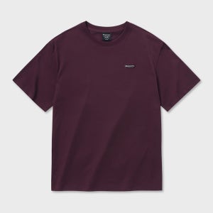 [디스커버리 익스페디션] 프레시벤트 스몰로고 세미오버핏 반팔티셔츠 (D/WINE)