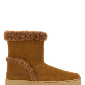 문 부츠  카라멜 스웨이드 LTrack 티나 앵클 부츠 2450240 M008