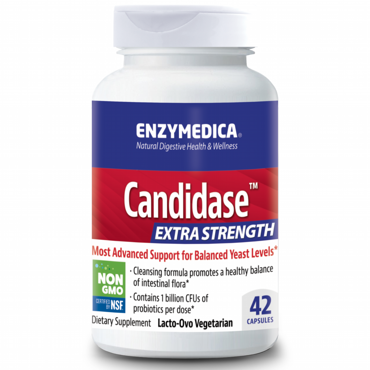 엔자이메디카 <b>칸디데이즈 엑스트라 스트렝스</b> <b>캡슐</b>  1개  <b>42</b>정