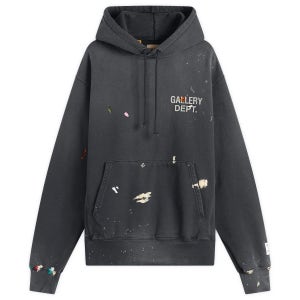 갤러리디파트먼트 페인트 로고 후디 Gd Paint Logo Hoodie GPH 50044 VNTBLK Vintage Black