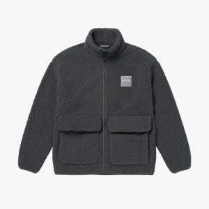 골스튜디오 아웃 포켓 셰르파 플리스 자켓 h+-차콜 - CHARCOAL 218234