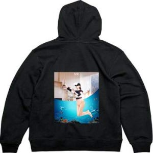 기모후드티 뒷면 VR 증강 가상현실그림 다양한색상 전사이즈