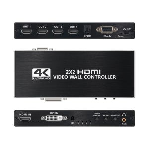 HDMI 스위치 2대 출력기 컴퓨터 영상 전환 셀렉터