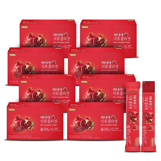 프리미엄 미녀의 <b>석류콜라겐</b> 8박스(168포) TV상품