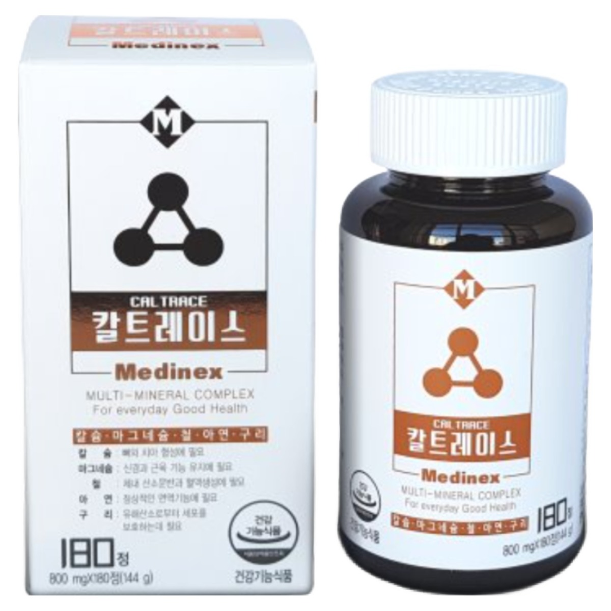 칼<b>트레이스</b> 복합미네랄 2달분  <b>180정</b>  1개