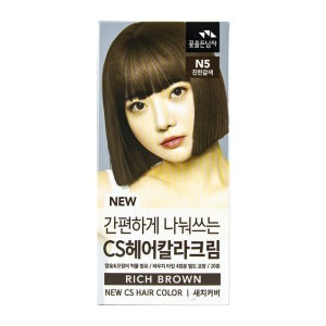 꽃을든남자 CS 헤어컬러 크림 N5 진한갈색 4회분