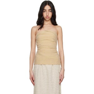 토브 베이지 아이젤 튜브탑 251933F111000