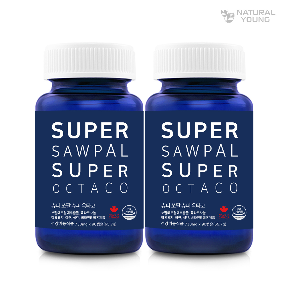 캐나다 <b>슈퍼쏘팔</b> <b>슈퍼</b>옥타코 <b>쏘팔</b>메토 로르산 110mg함유