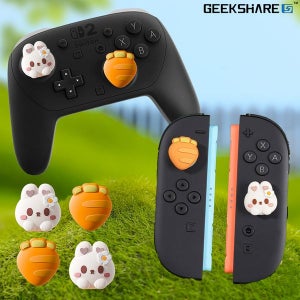 [업마켓] 닌텐도 스위치2 스틱커버 긱쉐어 바니당근 조이콘2 프로콘2 호환_m20251124d895afc6b