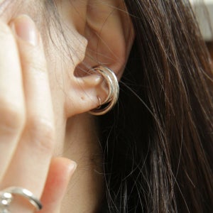 Linked ear cuff 포인트이어커프, 단스이프알 DANS IF R