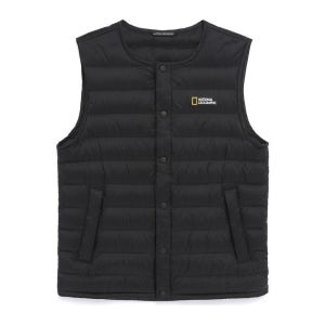 내셔널지오그래픽 N261UDV010 케루스 경량 구스다운 베스트 BLACK