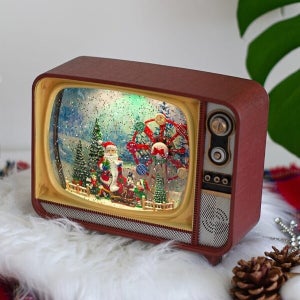 25008 회전 관람차 TV 워터볼 오르골 스노우볼