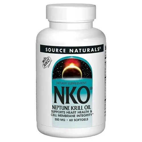 Source Naturals 소스 내추럴스 NKO <b>넵튠 크릴오일 500mg</b> 60정