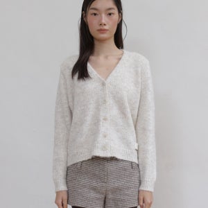 [아수라] TWINKLE WOOL CARDIGAN (IVORY) A25FWKN83IV0F