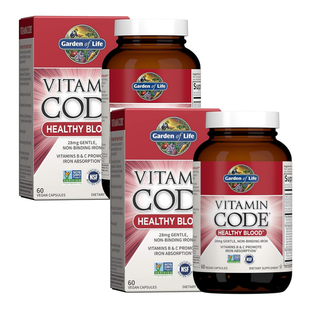 <b>가든오브라이프</b> 비타민 코드 헬씨 블러드 Healthy Blood 60정 2개