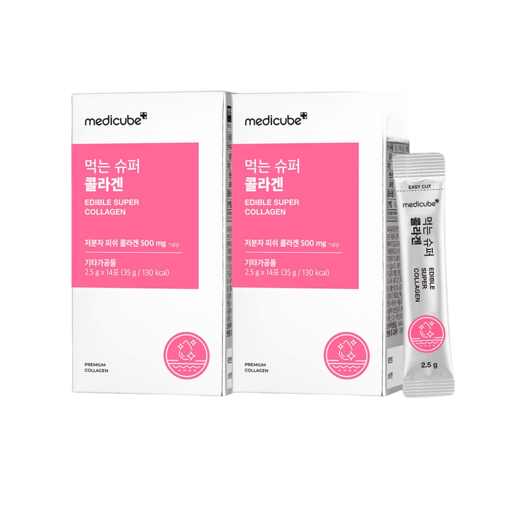 메디<b>큐브</b> 먹는 슈퍼 <b>콜라겐</b> 2개 피부건강