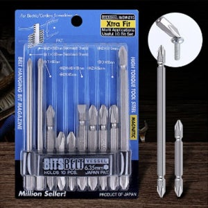 베셀 비트 VESSEL BW215 드릴날 드라이버 세트 다가네 십자드라이버 일자드라이버