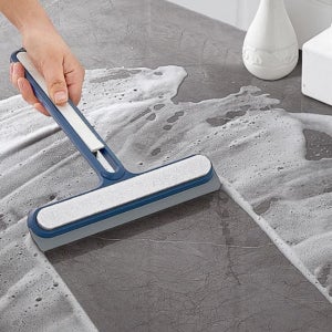 2in1 스퀴지 유리닦이용품 주방욕실물기제거 유리청소 핸드스퀴지 도구