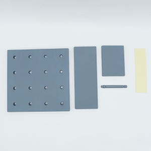 F1 타공판보드 블루 타공판 인테리어후크 다용도후크 타공판보드 심플선반
