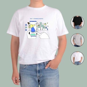 [하프클럽]  기능성 반팔티 가상현실 메타버스 VR 가상세계 2