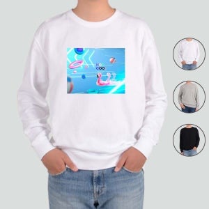 [하프클럽]  맨투맨 프린팅티셔츠 VR 가상현실 FF