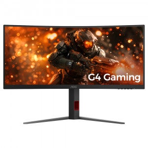 알파스캔 AOC CU34G4 게이밍 180 울트라와이드 WQHD 프리싱크 AI HDR 무결점