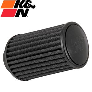 공식수입원 K&N 블랙호크 RU-3105HBK 89mm 에어 인테이크용 건식 오픈형 튜닝 필터