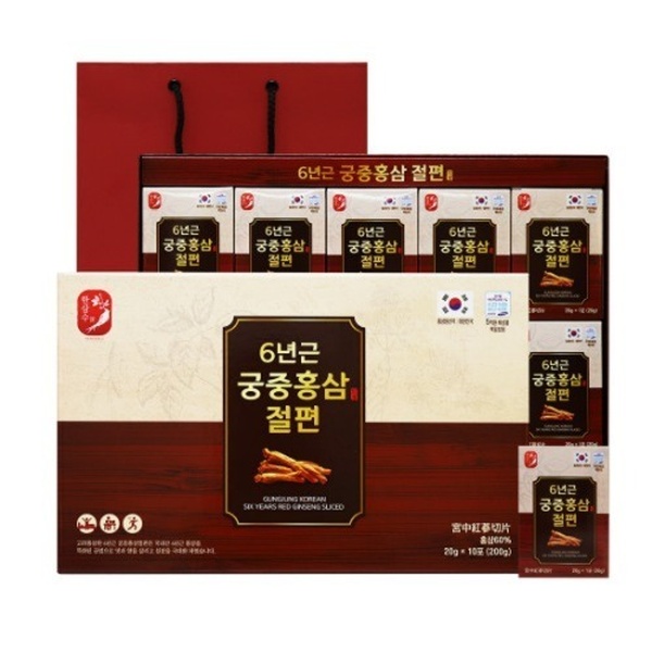 한삼수 6년근 궁중홍삼절편 10개입, 1개