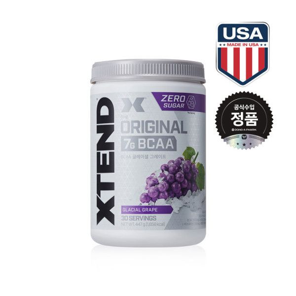 엑스텐드 <b>BCAA</b> 50서빙 포도맛 50개입, 1개