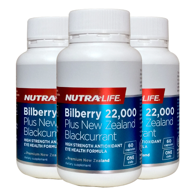 뉴트라라이프 빌베리 22000 플러스 뉴질랜드 블래커런트 60캡슐, 1개