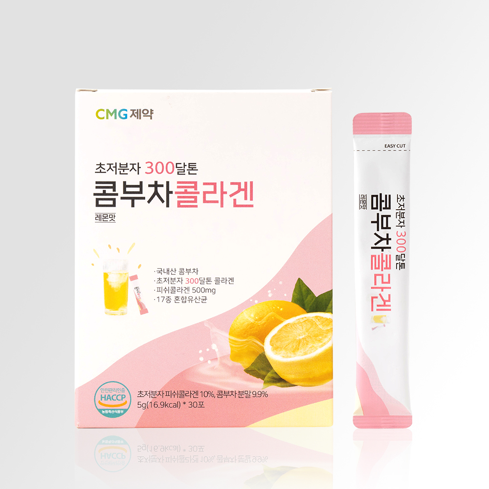 CMG건강연구소 콤부차 콜라겐: 레몬맛