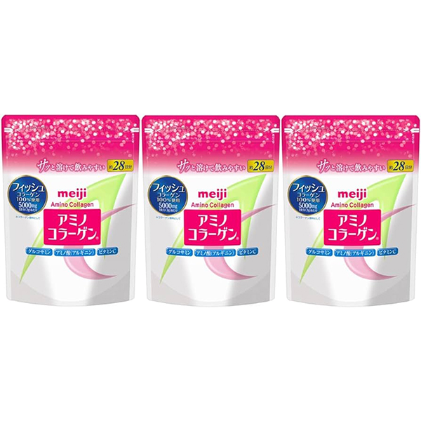 메이지 아미노 콜라겐 196g, 3개
