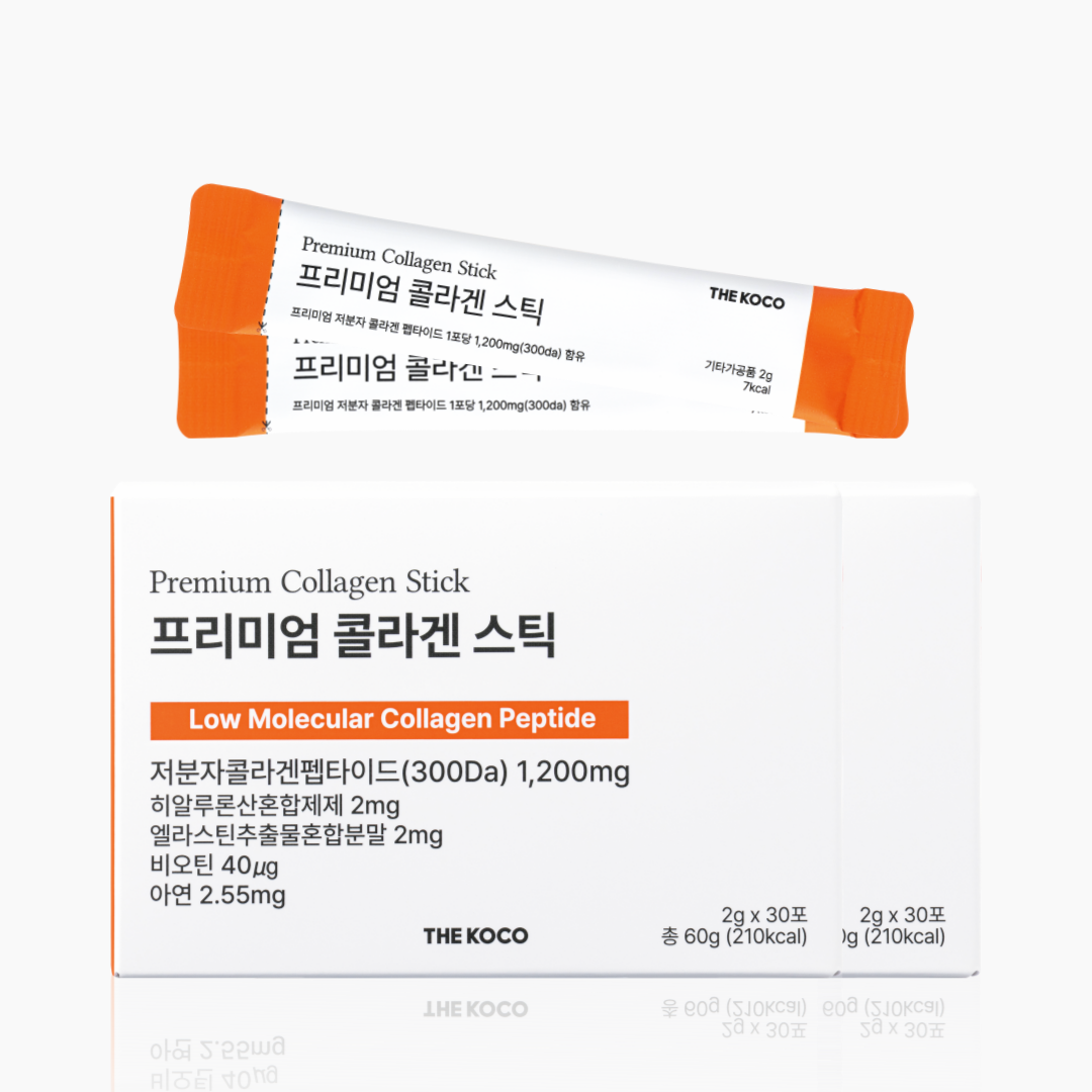 더코코 300달톤 저분자 콜라겐 비오틴 스틱파우더 30포, 1개