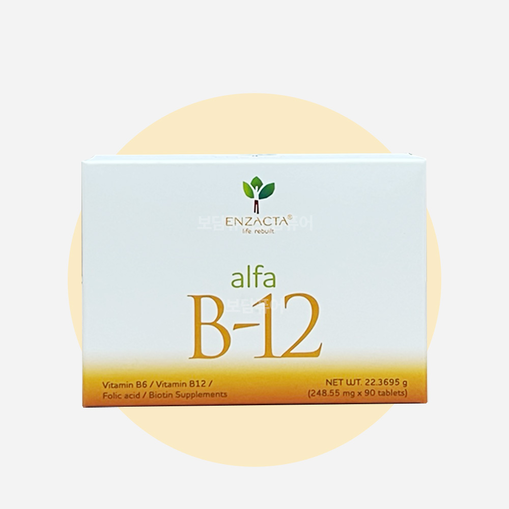 엔잭타 알파 비-12 B-12 비타민B군 90정, 1개