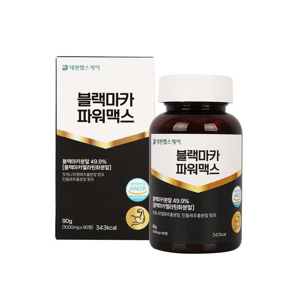 신영허브 블랙마카 파워맥스 90정, 4개