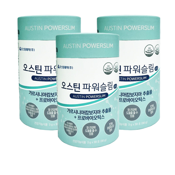 오스틴 파워슬림 <b>가르시니아캄보지아</b> 추출물 프로바이오틱스 30포, 1개