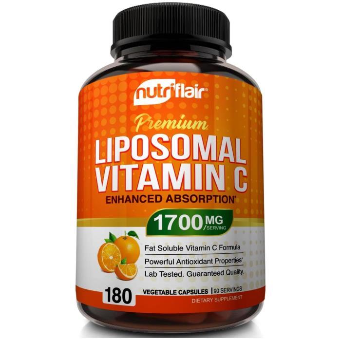 뉴트리플레어 리포좀 <b>비타민C</b> 1700mg 180캡슐, 1개