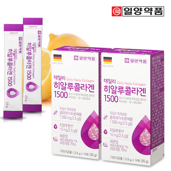 일양약품 히알루 저분자 베리솔 콜라겐 14포, 6개