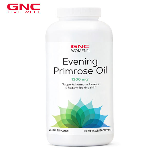GNC <b>달맞이꽃</b>종자유 1300mg 180캡슐, 2개